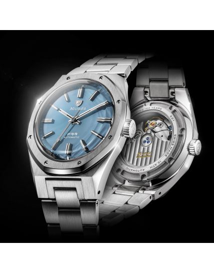 Nivada Grenchen F77 Ice Agate - 100 Years MKII Limited Edition 68061A77