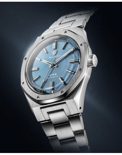 Nivada Grenchen F77 Ice Agate - 100 Years MKII Limited Edition 68061A77