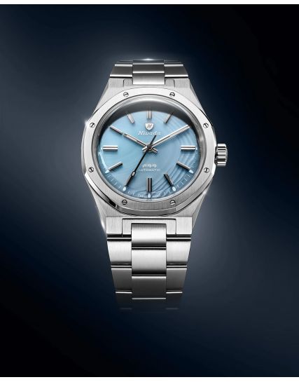 Nivada Grenchen F77 Ice Agate - 100 Years MKII Limited Edition 68061A77