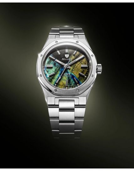 Nivada Grenchen F77 Labradorite - 100 Years MKII 68054A77
