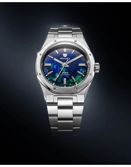 Nivada Grenchen F77 Azurite - 100 Years MKII 68056A77