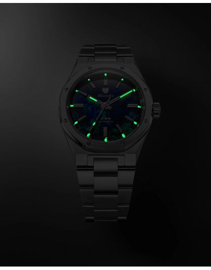 Nivada Grenchen F77 Azurite - 100 Years MKII 68056A77