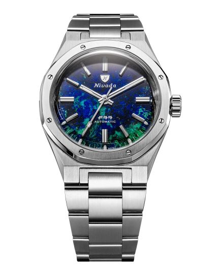 Nivada Grenchen F77 Azurite - 100 Years MKII 68056A77