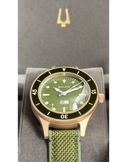 Bulova MIL SHIPS Bronze Green 98A324