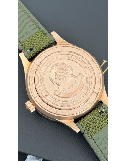 Bulova MIL SHIPS Bronze Green 98A324