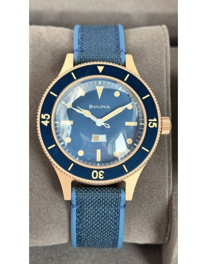 Bulova MIL SHIPS Bronze Blue 98A325