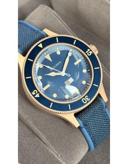 Bulova MIL SHIPS Bronze Blue 98A325