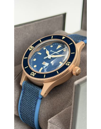 Bulova MIL SHIPS Bronze Blue 98A325