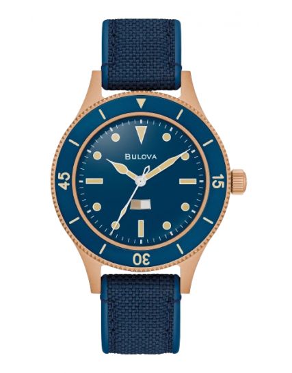 Bulova MIL SHIPS Bronze Blue 98A325