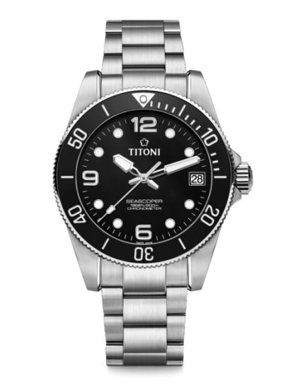 Titoni Seascoper 600 Black 83601 S-BK-256