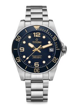 Titoni Seascoper 600 Navy blue 83601 S-BO-255