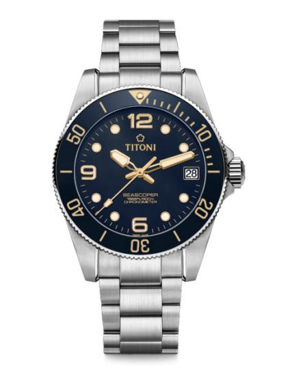 Titoni Seascoper 600 Navy blue 83601 S-BO-255