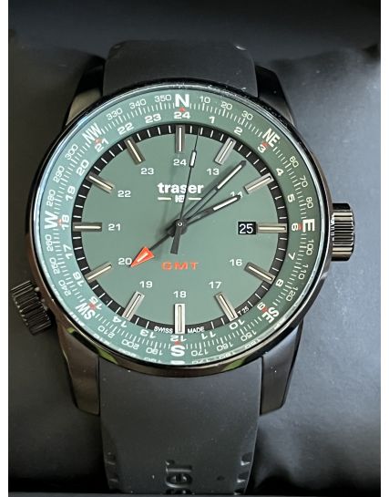 Traser P68 Pathfinder GMT Green 109744